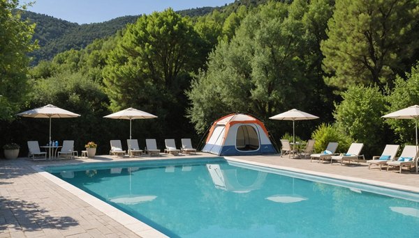 Évasion estivale : camping en drôme provençale avec piscine chauffée